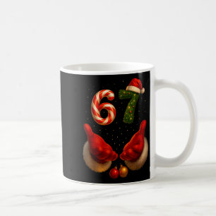 67 Christmas Meme Funny Gen Alpha Slang Holiday Hu Coffee Mug