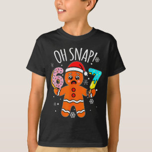 67 Christmas Oh Snap Gingerbread Man 6 7 Meme Xmas T-Shirt