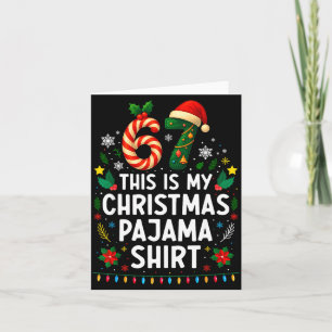 67 Christmas Pajama Shirt 6 7 Funny Meme Teen Boys Card