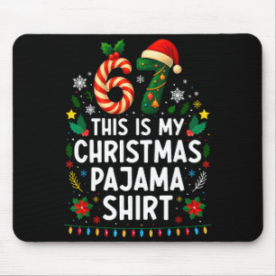 67 Christmas Pajama Shirt 6 7 Funny Meme Teen Boys Mouse Pad