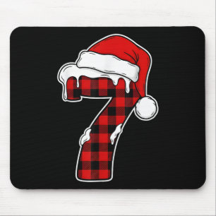 67 Christmas Pajama Shirt Six Seven Meme 7 Red Pla Mouse Pad