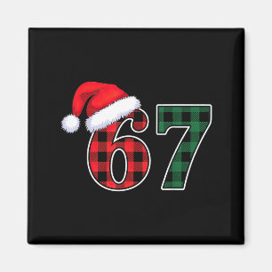 67 Christmas Six Seven Xmas Magnet