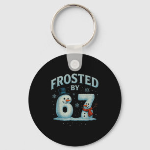 67 Christmas Snowman 6 7 Internet Meme Xmas 67 Key Ring