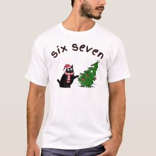 67 Christmas Tee Six Seven Meme Cat Tree
