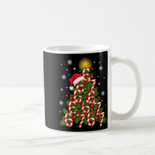 67 Christmas Tree Candy Cane Holiday Six Seven Mem Coffee Mug