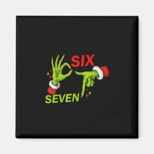 67 Christmas Trending Meme Saying 6 7 Meme Costume Magnet
