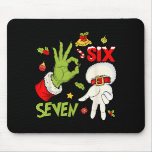 67 Christmas Trending Meme Saying 6 7 Meme Costume Mouse Pad