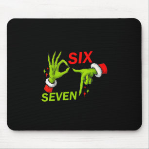 67 Christmas Trending Meme Saying 6 7 Meme Costume Mouse Pad