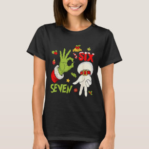 67 Christmas Trending Meme Saying 6 7 Meme Costume T-Shirt