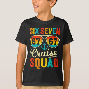67 Cruise Squad 2025 Funny Kids Cruise Meme Matchi T-Shirt