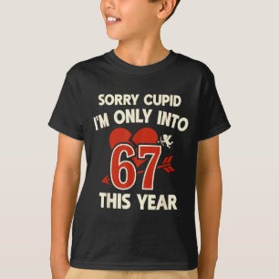 67 Cupid Valentine Meme, Funny Anti-valentine Grap T-Shirt