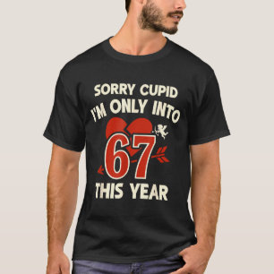 67 Cupid Valentine Meme, Funny Anti-valentine Grap T-Shirt