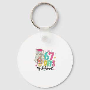 67 Day Of School Vibes Funny Six Seven 67 Meme Key Ring