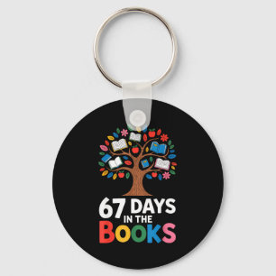 67 Days In The Books Reading Teacher 67th Day Of S Key Ring