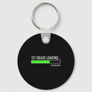 67 Days Of 1st Grade 67% Loading 67th Day Of Schoo Key Ring