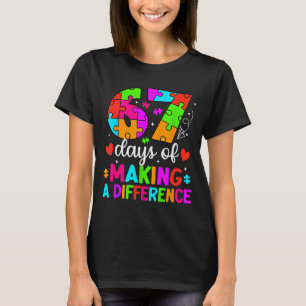 67 Days Of Making A Difference Funny Teacher Stude T-Shirt