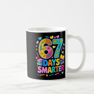 67 Days Of School Funny Meme Teacher Student  Coffee Mug