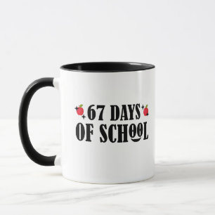 67 Days Of School Funny Six Seven Meme Mug