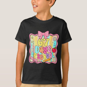 67 Days Of School Preppy 67th Day Of School Teache T-Shirt