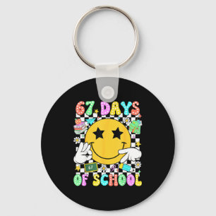 67 Days Of School Six Seven 67 Days Smarter Teache Key Ring