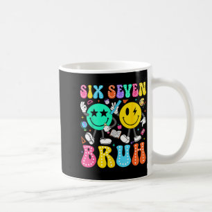 67 Days Of School Six Seven Bruh Meme Smile Face B Coffee Mug