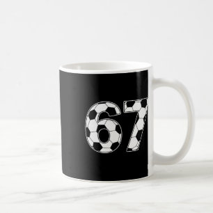 67 Days Of School Teachers Students Soccer Coffee Mug