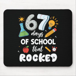 67 Days Of School That Rocked Mouse Pad