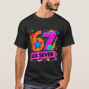 67 Days School 67 Six Seven Funny 67 Teachers Stud T-Shirt