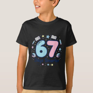 67 Days Smarter 67th Day Of School For Teacher Boy T-Shirt