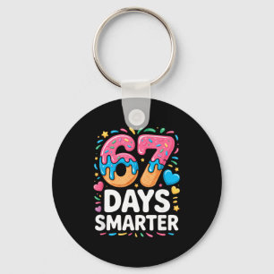 67 Days Smarter Drip Kids Teachers 67 Meme Humor F Key Ring