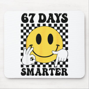 67 Days Smarter Funny Six Seven 6 7 Gen Alpha Slan Mouse Pad