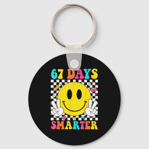 67 Days Smarter Funny Six Seven 6 7 Meme Gen Alpha Key Ring