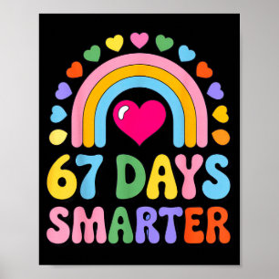 67 Days Smarter Happy Teacher Back To School Celeb Poster