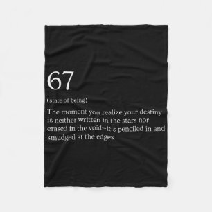 67 Definition Meme _1 Fleece Blanket