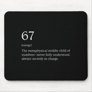 67 Definition Meme Mouse Pad