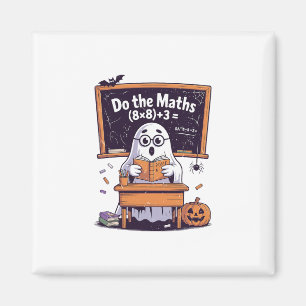 67 Do The Math Ghost Teacher Halloween Costume Mat Magnet