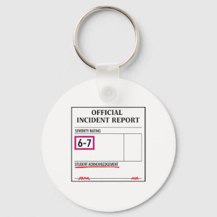 67 Don't Say 6-7 Again Teacher Shirt Funny 67 Sarc Key Ring