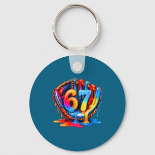 67 Drip Baseball Life Style 101 Apparel Youth Drip Key Ring