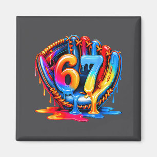 67 Drip Baseball Life Style 101 Apparel Youth Drip Magnet