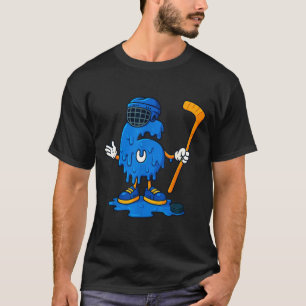 67 Drip Ice Cream Hockey Player  T-Shirt