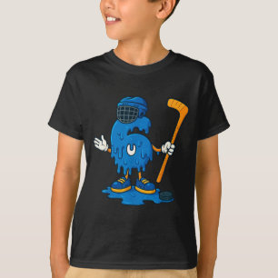 67 Drip Ice Cream Hockey Player  T-Shirt