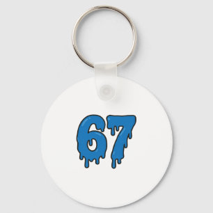 67 Drip Melt Six Seven Meme Alpha Gen Slang Funny  Key Ring