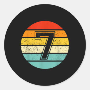 67 Drip Meme Funny 6 7 Costume Couple Retro  Classic Round Sticker