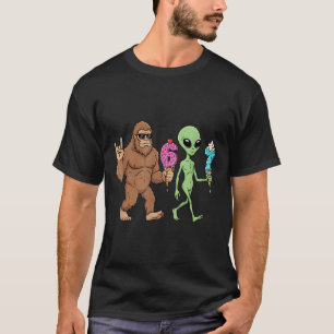 67 Drip Meme Funny Six Seven Bigfoot Alien Sasquat T-Shirt