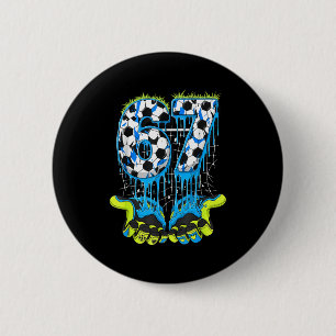 67 Drip Soccer Gen Alpha Slang Six Seven Meme 6 Cm Round Badge