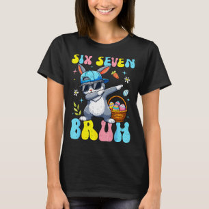 67 Easter Day Rabbit Six Seven Bruh Dabbing Bunny T-Shirt