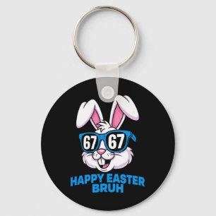 67 Easter- Funny Easter Gen Alpha Six Seven Easter Key Ring