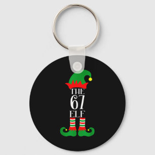 67 Elf Christmas Costume Pajama 67 Meme Gen Alpha  Key Ring