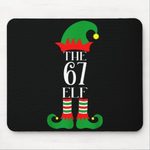 67 Elf Christmas Costume Pajama 67 Meme Gen Alpha  Mouse Pad