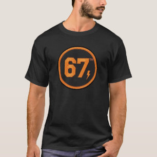 67 Embroidered Patch Style Graphic Tee